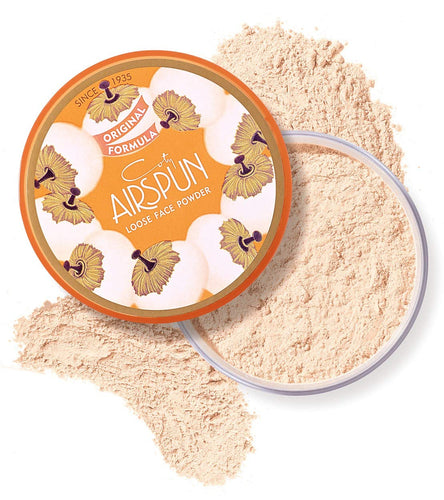 Coty Airspun Loose Face Powder 2.3 oz. Translucent Tone Loose Face Powder, for Setting Makeup or as Foundation, Lightweight, Long Lasting,Pack of 1